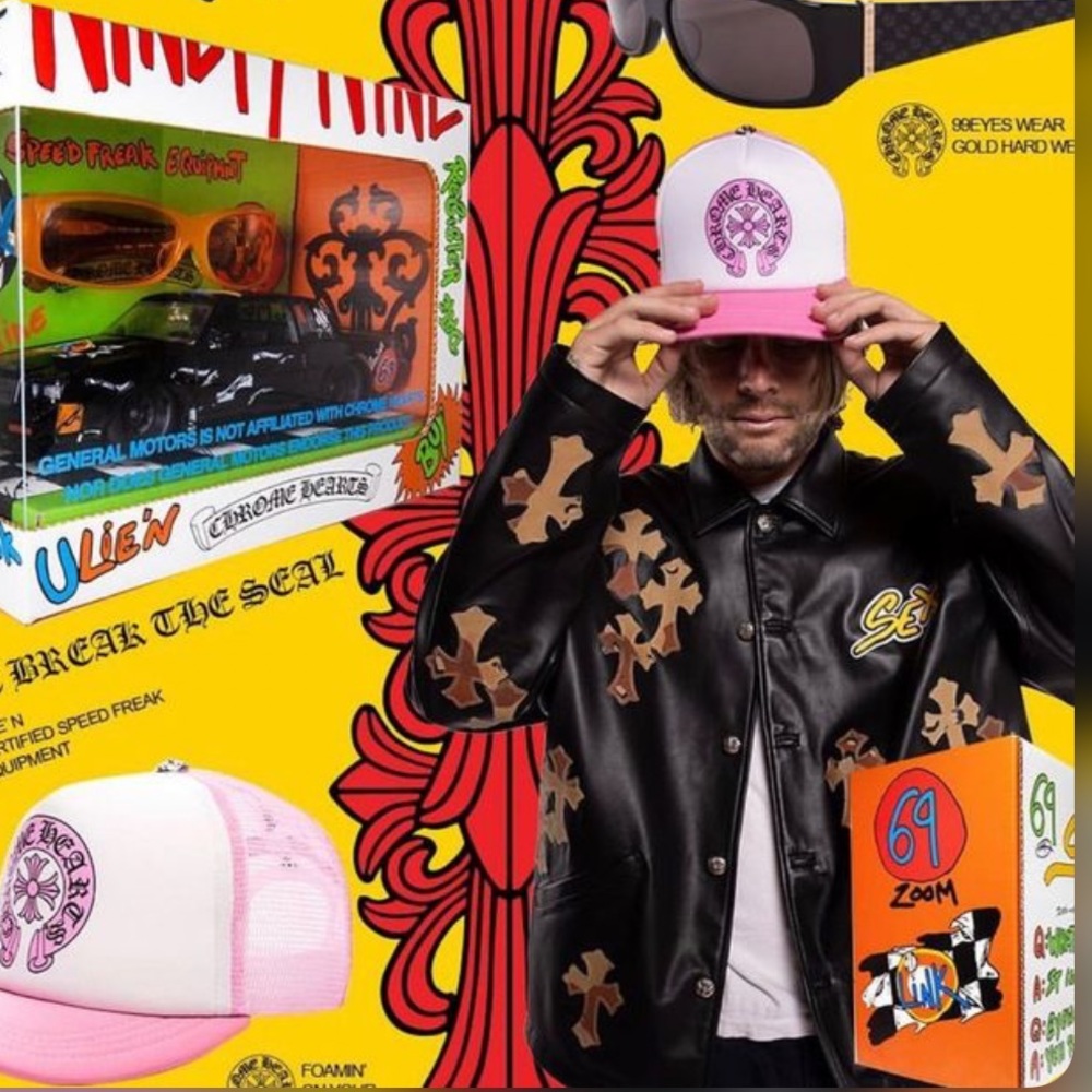 Limited edition sex records horse shoe trucker her pink/white